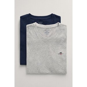 SPODNÁ BIELIZEŇ GANT C-NECK T-SHIRT 2-PACK šedá 134/140