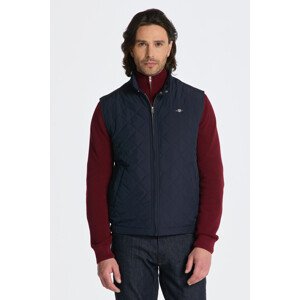 VESTA GANT QUILTED WINDCHEATER VEST modrá XS