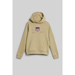 MIKINA GANT ARCHIVE SHIELD HOODIE zelená 170