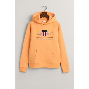 MIKINA GANT ARCHIVE SHIELD HOODIE oranžová 176