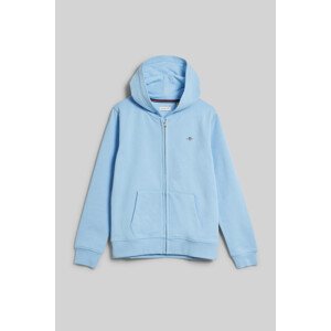 MIKINA GANT SHIELD ZIP HOODIE modrá 158/164