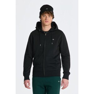 MIKINA GANT REG SHIELD FULL ZIP HOODIE čierna S