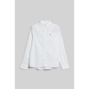 KOŠEĽA GANT SHIELD OXFORD BD SHIRT biela 134/140