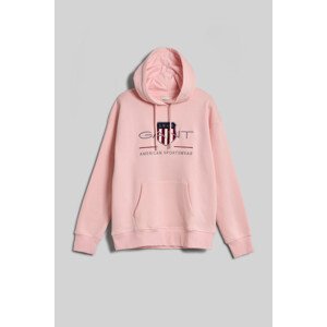 MIKINA GANT REL ARCHIVE SHIELD HOODIE ružová S