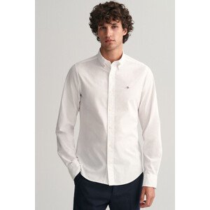 KOŠEĽA GANT SLIM POPLIN SHIRT WHITE