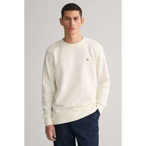 MIKINA GANT REG SHIELD C-NECK SWEAT biela M