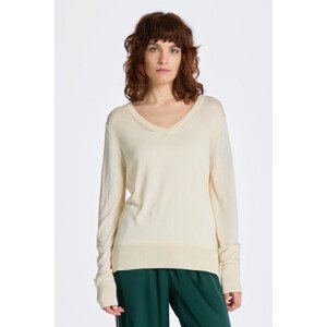 SVETER GANT FINE KNIT V-NECK biela S