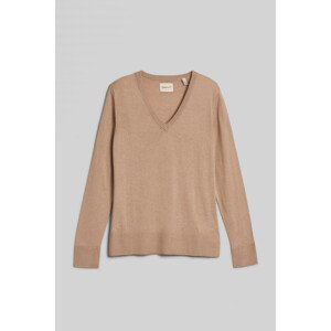 SVETER GANT FINE KNIT V-NECK žltá M