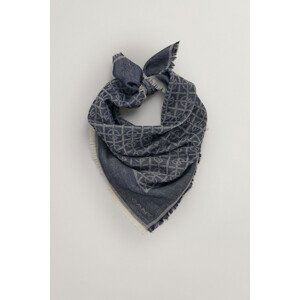 ŠÁL GANT G PATTERN LIGHTWEIGHT WOVEN SCARF modrá None