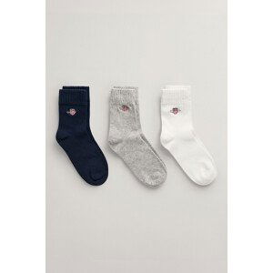 PONOŽKY 3-PACK GANT SHIELD SOCKS 3-PACK modrá 27/29