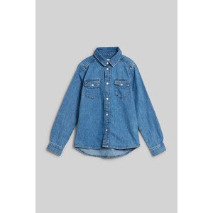 KOŠEĽA GANT RELAXED LS DENIM SHIRTS MID BLUE WORN IN