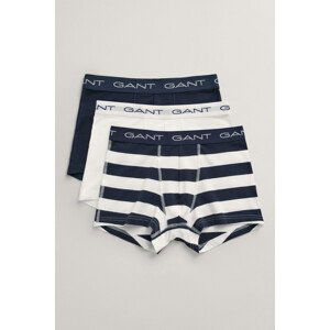 SPODNÁ BIELIZEŇ GANT STRIPE TRUNK 3-PACK modrá 122/128