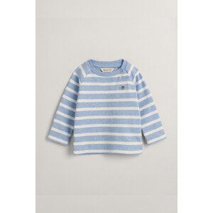 TRIČKO GANT STRIPED LS RAGLAN TOP modrá 80