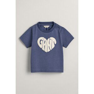 TRIČKO GANT HEART GRAPHIC SS T-SHIRT modrá 86