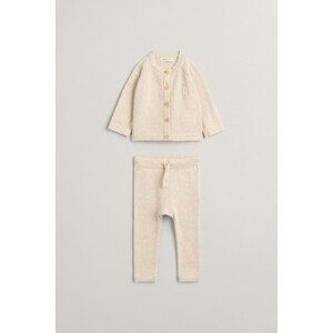 DETSKÝ SET GANT CARDIGAN AND PANT GIFT SET hnedá 68