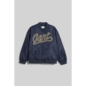 BUNDA GANT SCRIPT LOGO VARSITY JACKET modrá 146/152