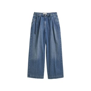 DŽÍNSY GANT LOW LOOSE BELTED JEANS modrá 40