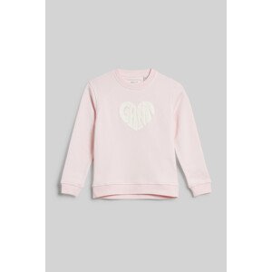 MIKINA GANT HEART GRAPHIC SWEAT C-NECK ružová 98/104