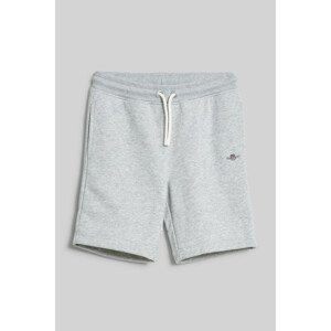 TEPLÁKOVÉ ŠORTKY GANT SHIELD SWEATSHORTS šedá 98/104