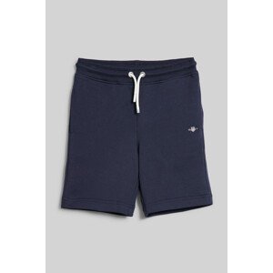 TEPLÁKOVÉ ŠORTKY GANT SHIELD SWEATSHORTS modrá 122/128