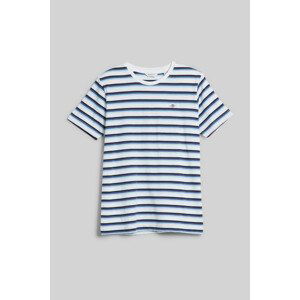 TRIČKO GANT STRIPED SHIELD T-SHIRT biela 170