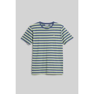 TRIČKO GANT STRIPED SHIELD T-SHIRT modrá 176