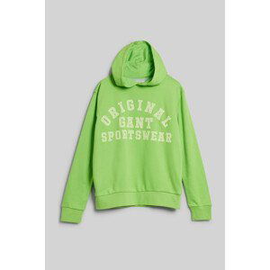 MIKINA GANT ORIGINAL SPORTSWEAR SWEAT HOODIE zelená 134/140