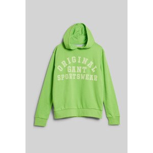 MIKINA GANT ORIGINAL SPORTSWEAR SWEAT HOODIE zelená 158/164