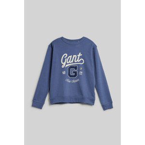 MIKINA GANT RELAXED GRAPHIC SWEAT C-NECK modrá 170