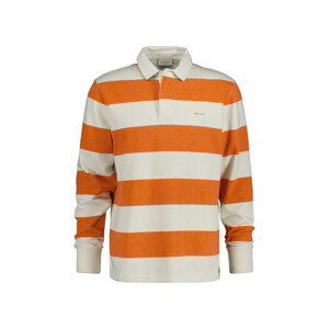 POLOKOŠEĽA GANT BLOCK STRIPE HEAVY RUGGER oranžová 5XL