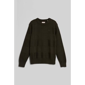 SVETER GANT TONAL BARSTRIPED COTTON C-NECK zelená L