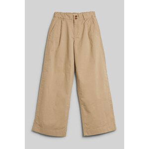 NOHAVICE GANT BOX PLEAT CHINO PANTS hnedá 134/140