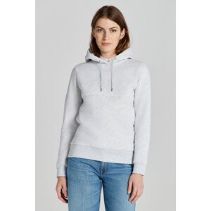 MIKINA GANT REG TONAL SHIELD HOODIE šedá XS