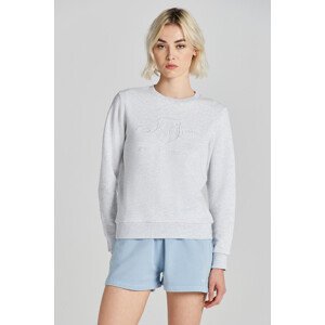 MIKINA GANT REG TONAL SHIELD C-NECK SWEAT šedá L