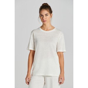 TRIČKO GANT LINEN SS T-SHIRT biela XXS