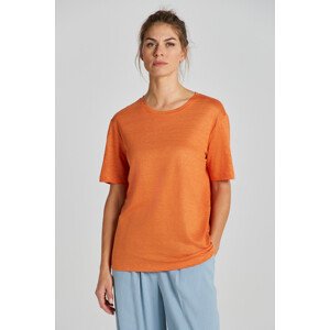 TRIČKO GANT LINEN SS T-SHIRT oranžová XXL