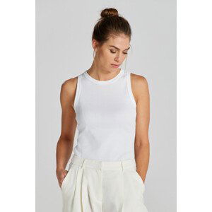 ROLÁK GANT HIGH NECK RIB TANK TOP biela L