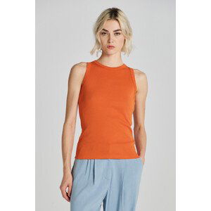 ROLÁK GANT HIGH NECK RIB TANK TOP oranžová L