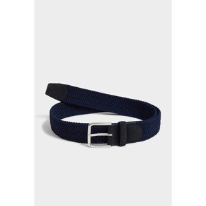 OPASOK GANT ELASTIC BRAIDED BELT modrá 80