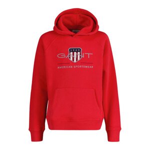 MIKINA GANT ARCHIVE SHIELD HOODIE červená 170