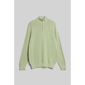 SVETER GANT COTTON PIQUE HALFZIP zelená S