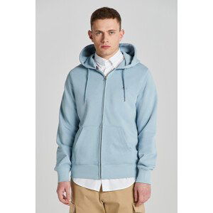 MIKINA GANT REG SHIELD FULL ZIP HOODIE modrá XXL