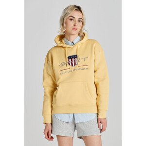 MIKINA GANT REL ARCHIVE SHIELD HOODIE žltá XS