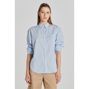 KOŠEĽA GANT REL STRIPED POPLIN SHIRT modrá 36