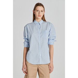 KOŠEĽA GANT REL STRIPED POPLIN SHIRT modrá 44