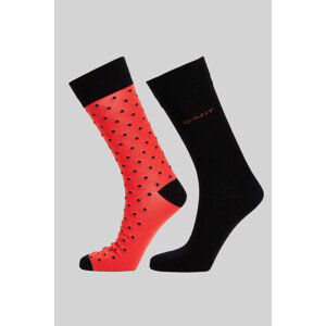 PONOŽKY GANT DOT AND SOLID SOCKS 2-PACK ružová 40/42