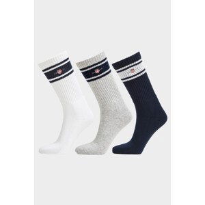 PONOŽKY 3-PACK GANT SHIELD SPORT SOCKS 3-PACK modrá 43/45