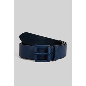 OPASOK GANT TONAL BUCKLE LEATHER BELT modrá 80