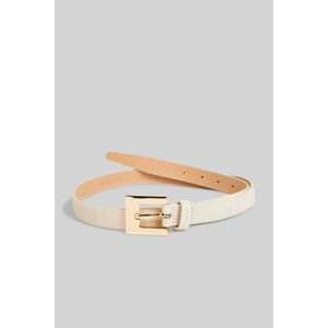 OPASOK GANT SLIM SUEDE BELT biela 75