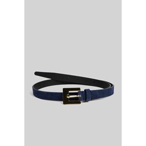 OPASOK GANT SLIM SUEDE BELT modrá 80